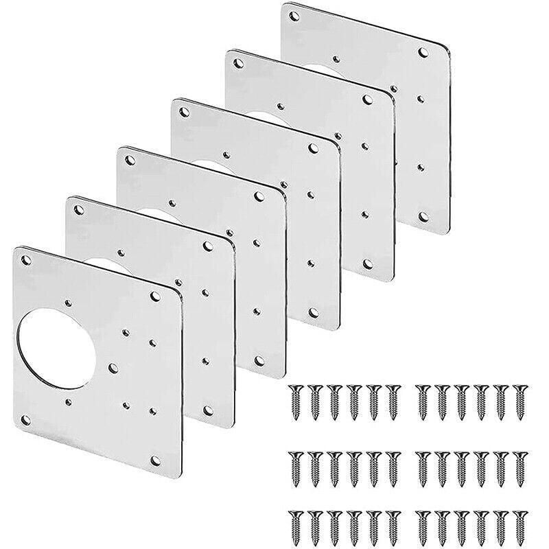 Hinge Repair Plate Rust Resistant Steel Furniture Cupboard Repair Mount Tool Au