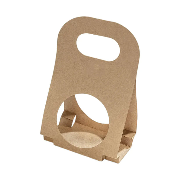 50PCS Kraft Paper Packaging Box Fruit Gift Bag Single Double Handle - 9x16cm