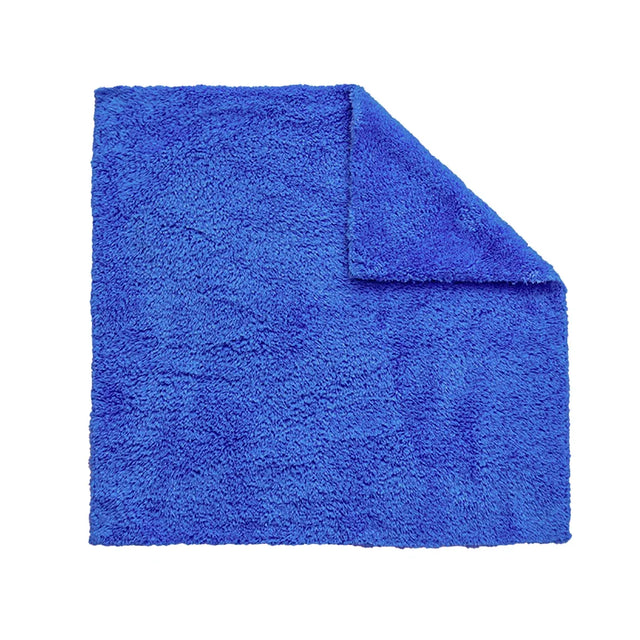 10PCS Microfiber Cleaning Cloths Car Detailing Towels Polishing Rags No - Blue