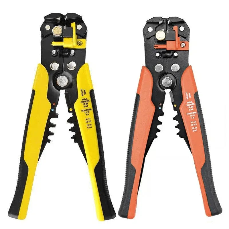 Automatic Wire Cutter Stripper Pliers Electrical Cable Crimper Terminal Tool Au - Orange