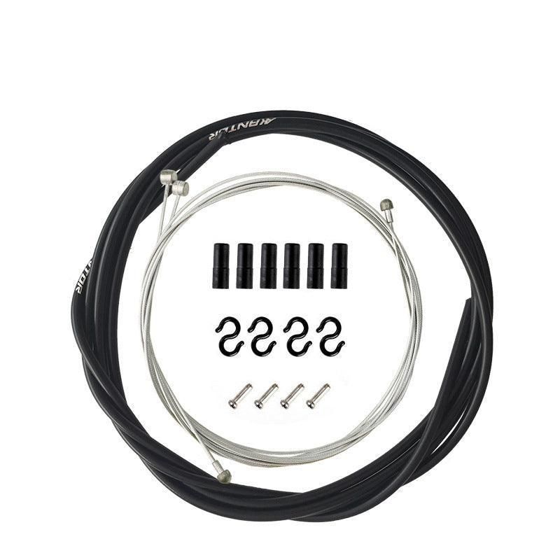 17 Pcs Bicycle Brake Cable Housing Kit with Inner Cables and Accessories