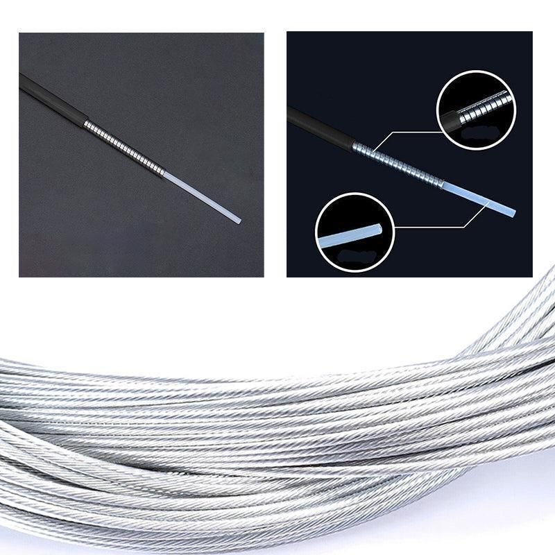 17 Pcs Bicycle Brake Cable Housing Kit with Inner Cables and Accessories