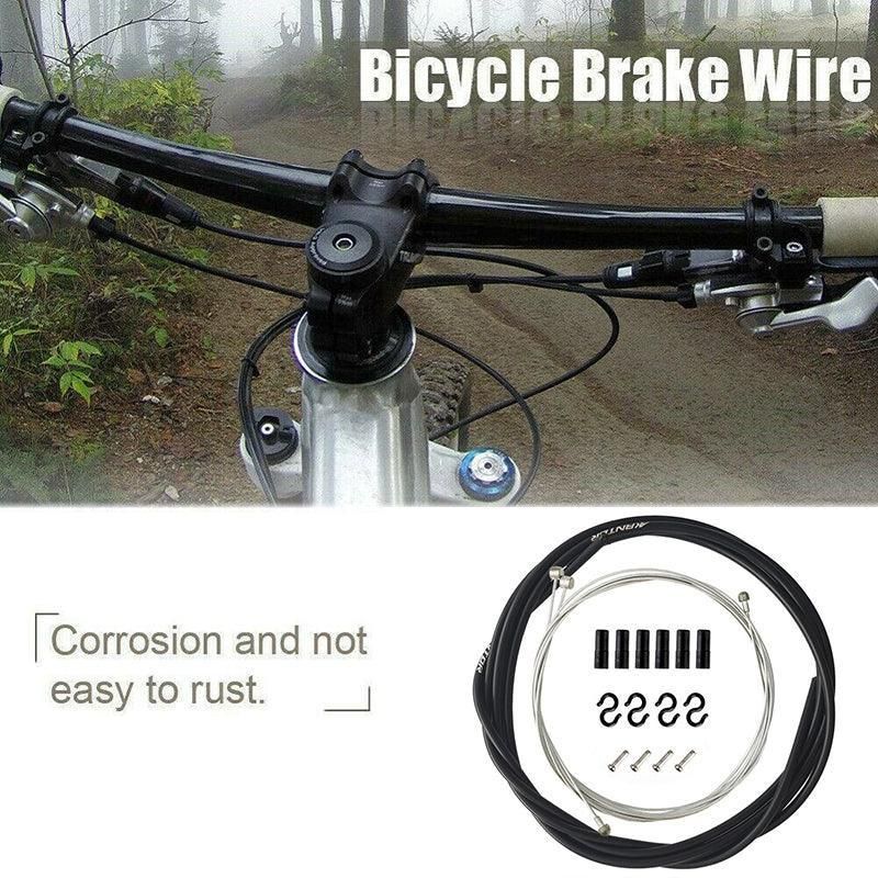 17 Pcs Bicycle Brake Cable Housing Kit with Inner Cables and Accessories