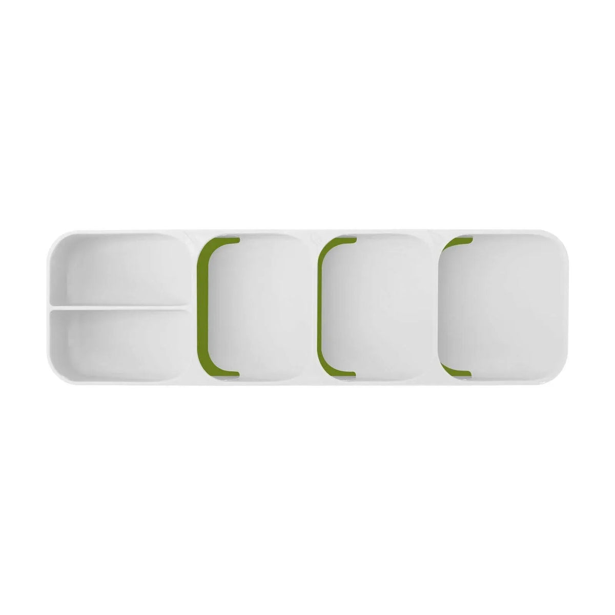 Kitchen Drawer Utensil Cutlery Tray Organizer Insert Spoon Fork Knife Divider Storage - White