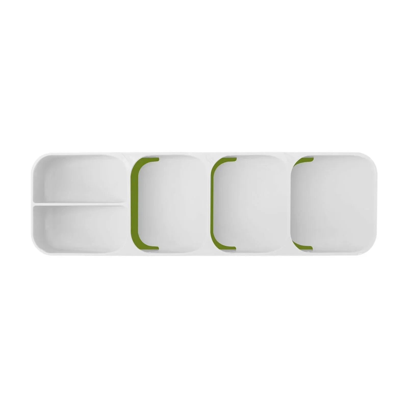 Kitchen Drawer Utensil Cutlery Tray Organizer Insert Spoon Fork Knife Divider Storage - White