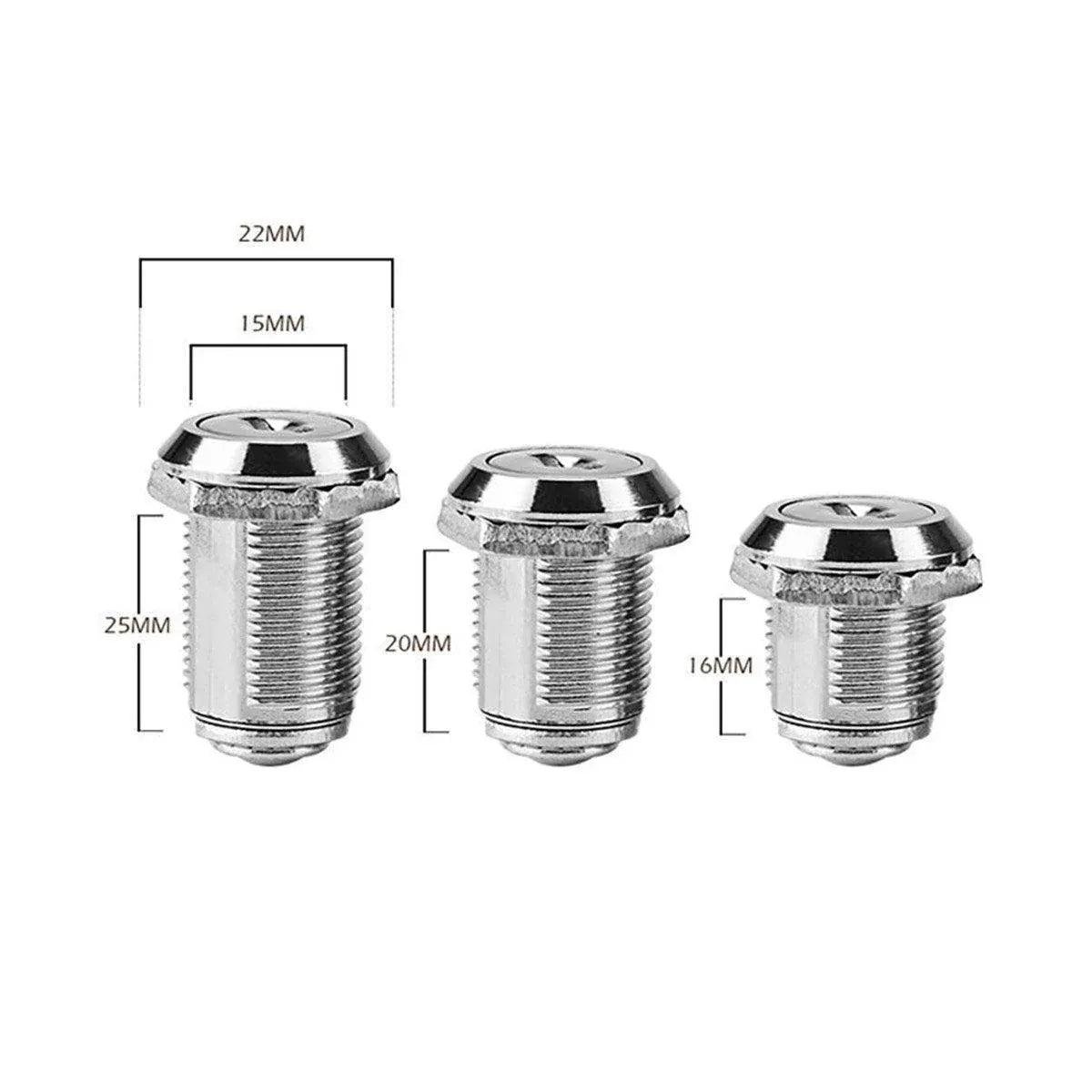 1/5/10pcs File Cabinet Drawer Milk Box Swivel Lock Small Round Security Lock - 25mm-1PC
