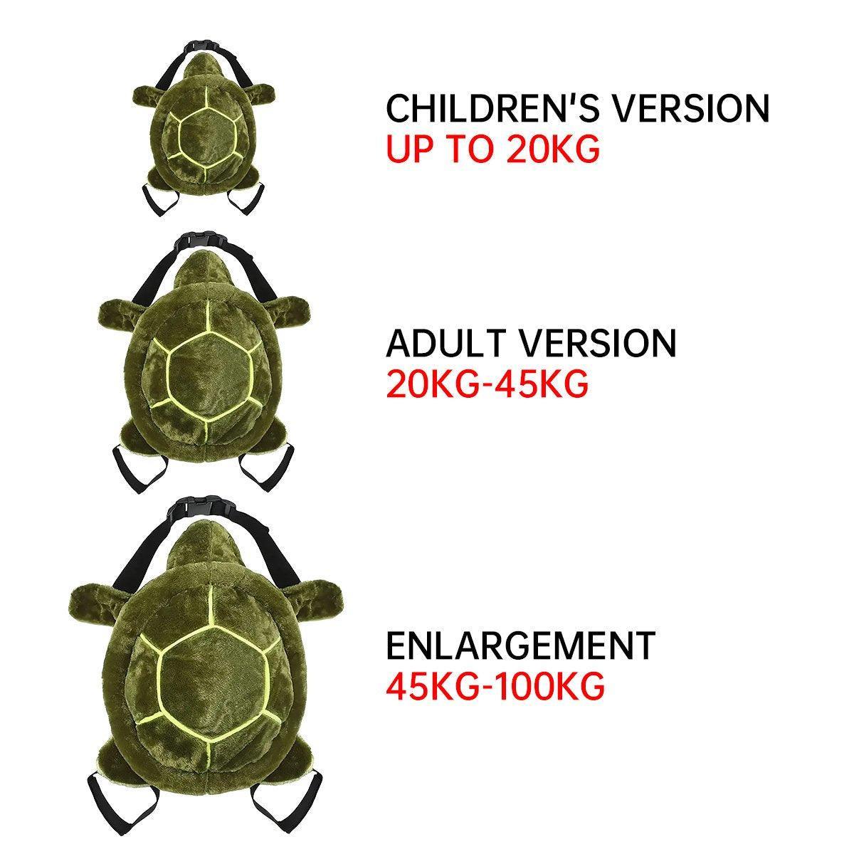 Ski Protection Plush Hip Pad Cartoon Turtle Skateboard Mat Snowboarding Gear - L