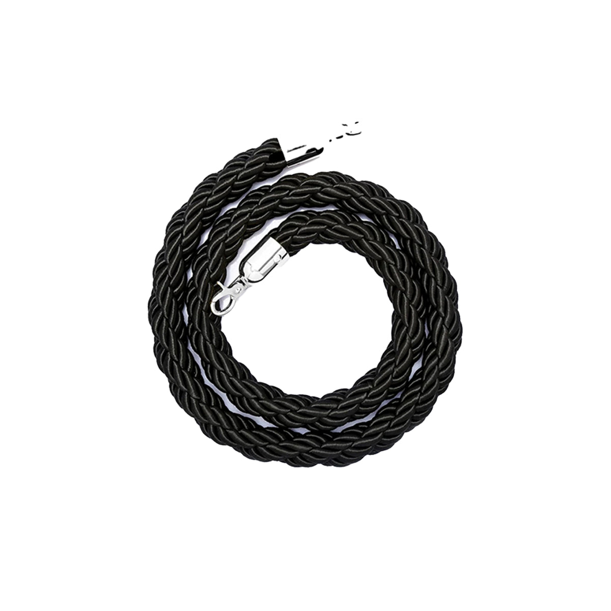 Barrier Warning Line 15M Welcome Pole Isolation Railing Guardrail Expandable - Black