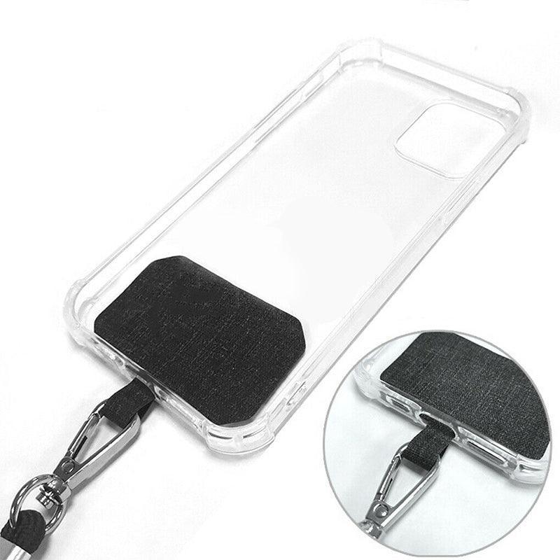 Adjustable Phone Lanyard with Patch for Most Cases Neck Strap Holder - Green