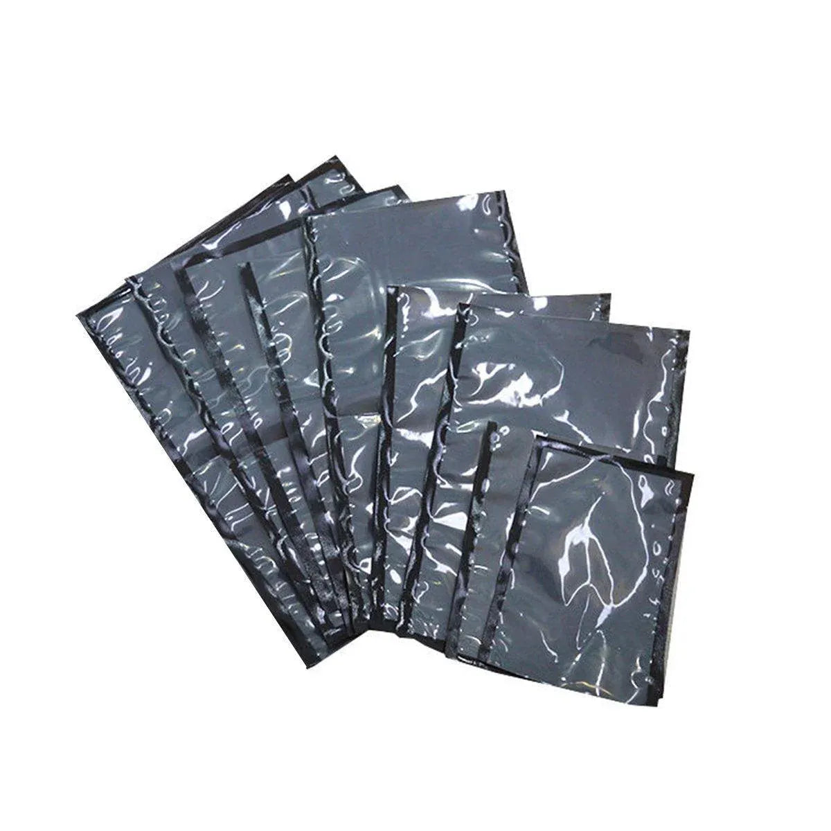 100pcs Transparent Vacuum Bags Air Compression Sealed Food Packaging - 16*24cm