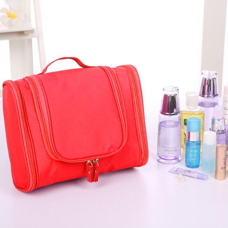 Makeup Bag Hanging Travel Toiletry Cosmetic Organizer Wash Bag Waterproof - Green
