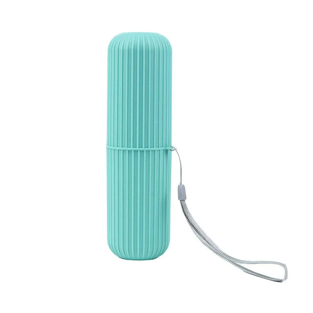 Travel Toothbrush and Toothpaste Holder Bathroom Storage Box Case Cover - Green