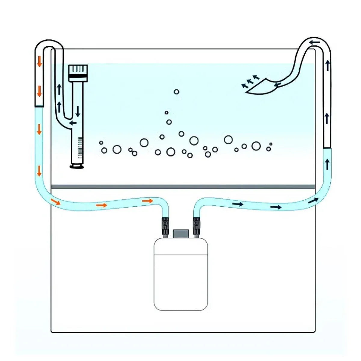 Aquarium Glass Inlet Outlet Pipe Fish Tank Filter Oil Film Remover Plant Holder - Oil removal inlet-12mm