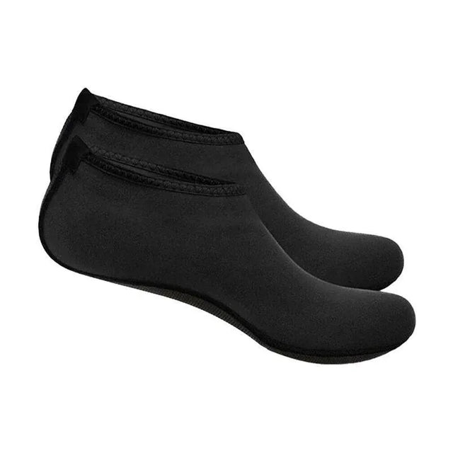 Unisex Water Shoes Slip Swim Surf Diving Yoga Exercise Reef Shoes - Black-XXL