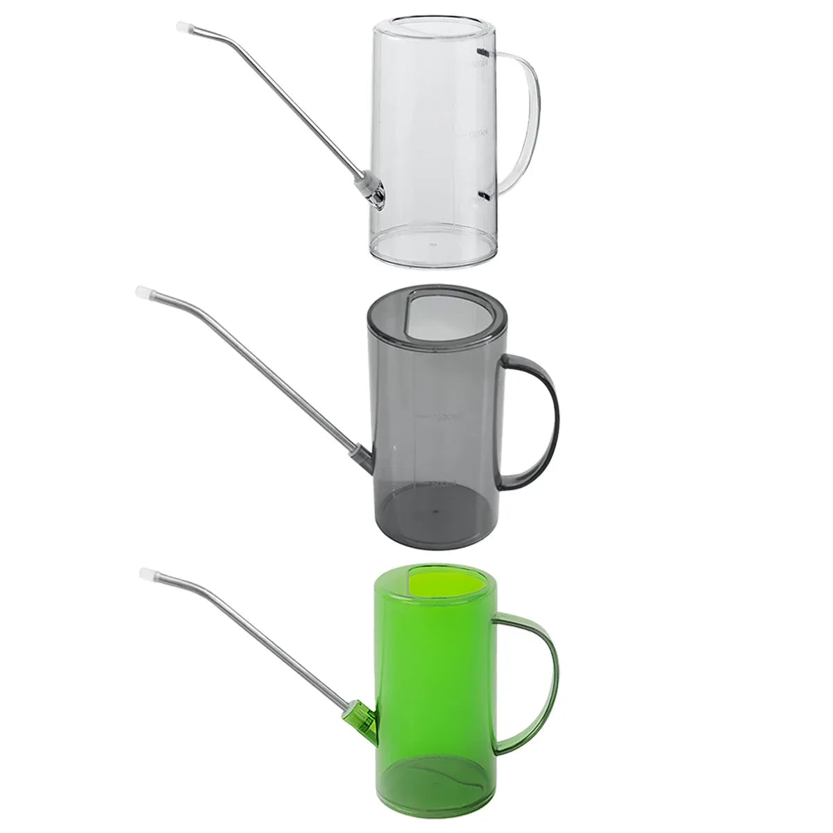 Watering Can Long Spout For Indoor Outdoor Garden Potted Plants Flowers Use - Grey