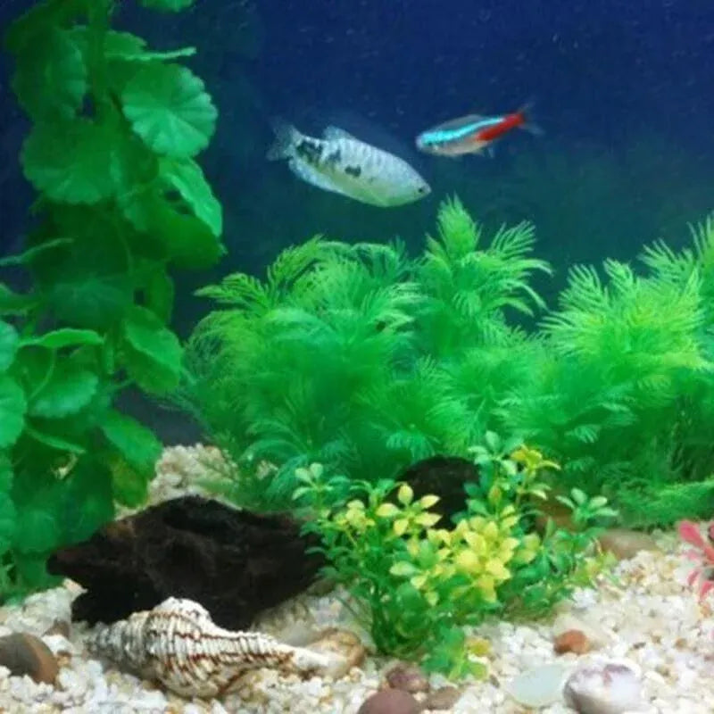 30cm Artificial Aquarium Plant Plastic Water Grass Decoration for Fish Tank