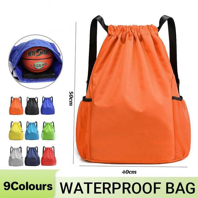Sports Backpacks Large Capacity Waterproof Bag Sport Bag - Lake Blue