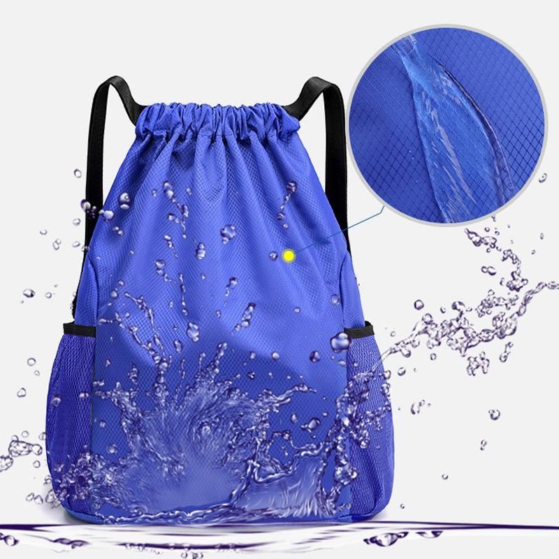 Sports Backpacks Large Capacity Waterproof Bag Sport Bag - Lake Blue