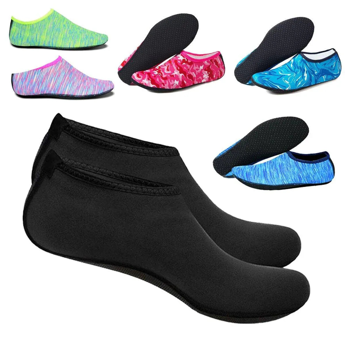 Unisex Water Shoes Slip On Aqua Socks Swim Surf Diving Yoga Exercise Reef Shoes - Camouflage Red-XL