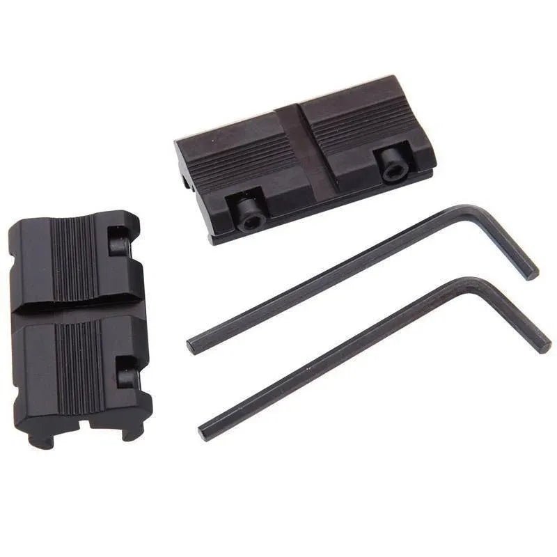 2Pcs/Pack Tactical 11Mm Dovetail To 20Mm Weaver Picatinny Rail Adapter Mount Au