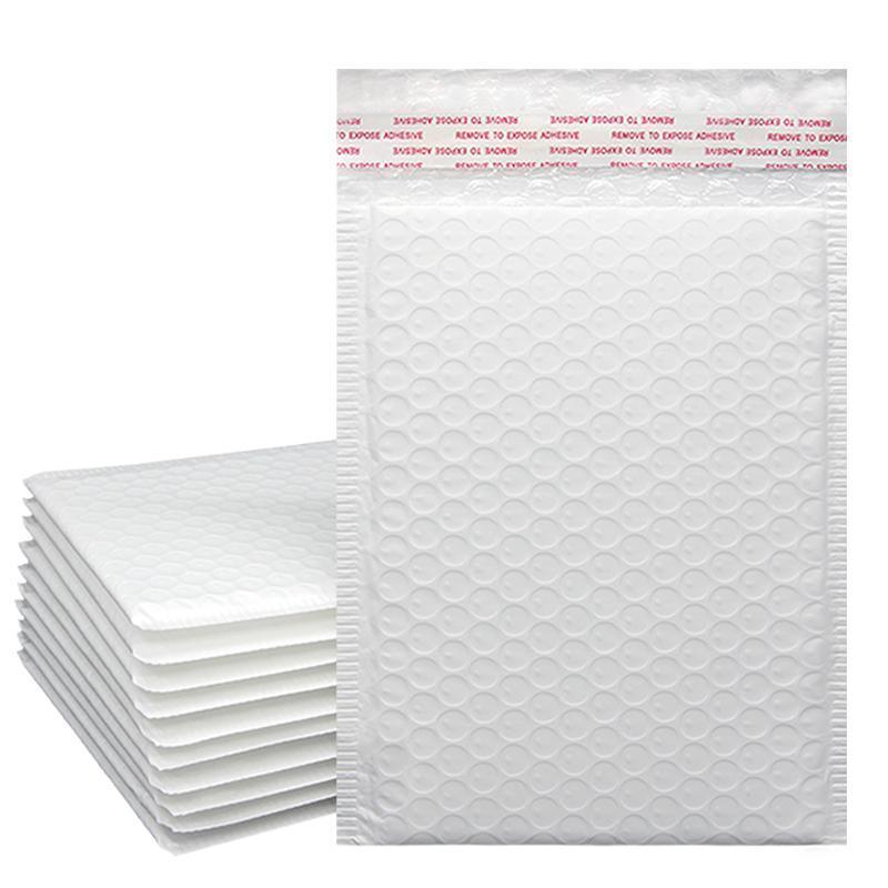 25PCS Poly Bubble Mailers Envelope Padded Bag White Cushioned Satchel 15 Sizes - 25PCS-13*13CM