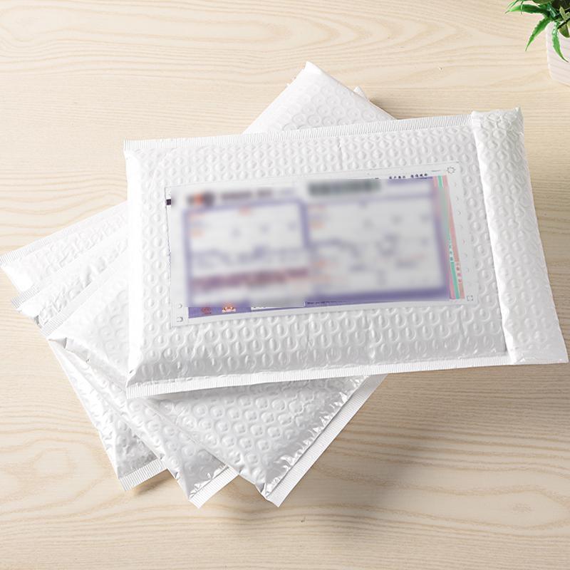 25PCS Poly Bubble Mailers Envelope Padded Bag White Cushioned Satchel 15 Sizes - 25PCS-19*27CM