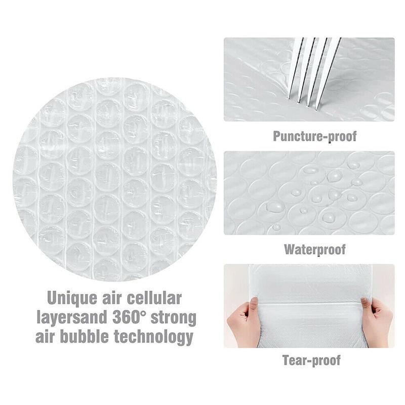 25PCS Poly Bubble Mailers Envelope Padded Bag White Cushioned Satchel 15 Sizes - 25PCS-20*20CM