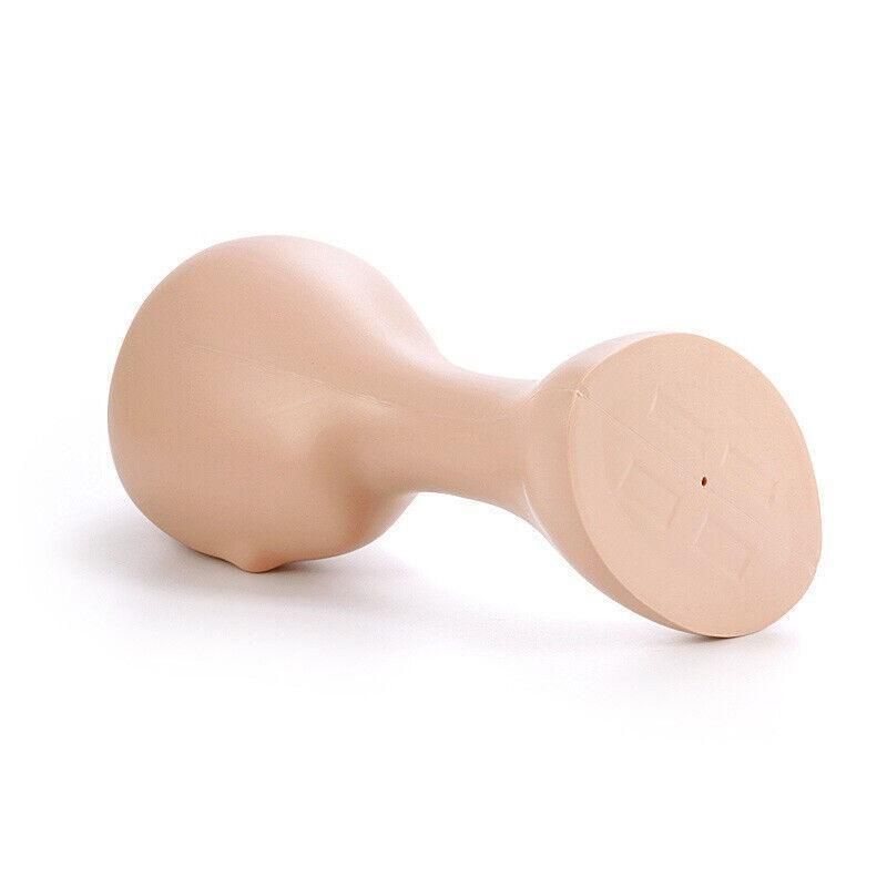 Display Stand Female Mannequin Head for Wig Hat Scarf Hair Model - White