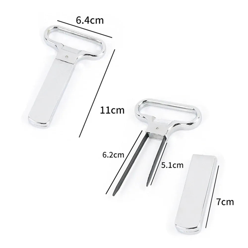 Stainless Steel Wine Cork Puller Opener for Fragile or Damaged Corks