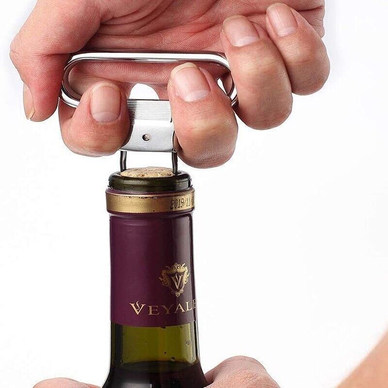 Stainless Steel Wine Cork Puller Opener for Fragile or Damaged Corks
