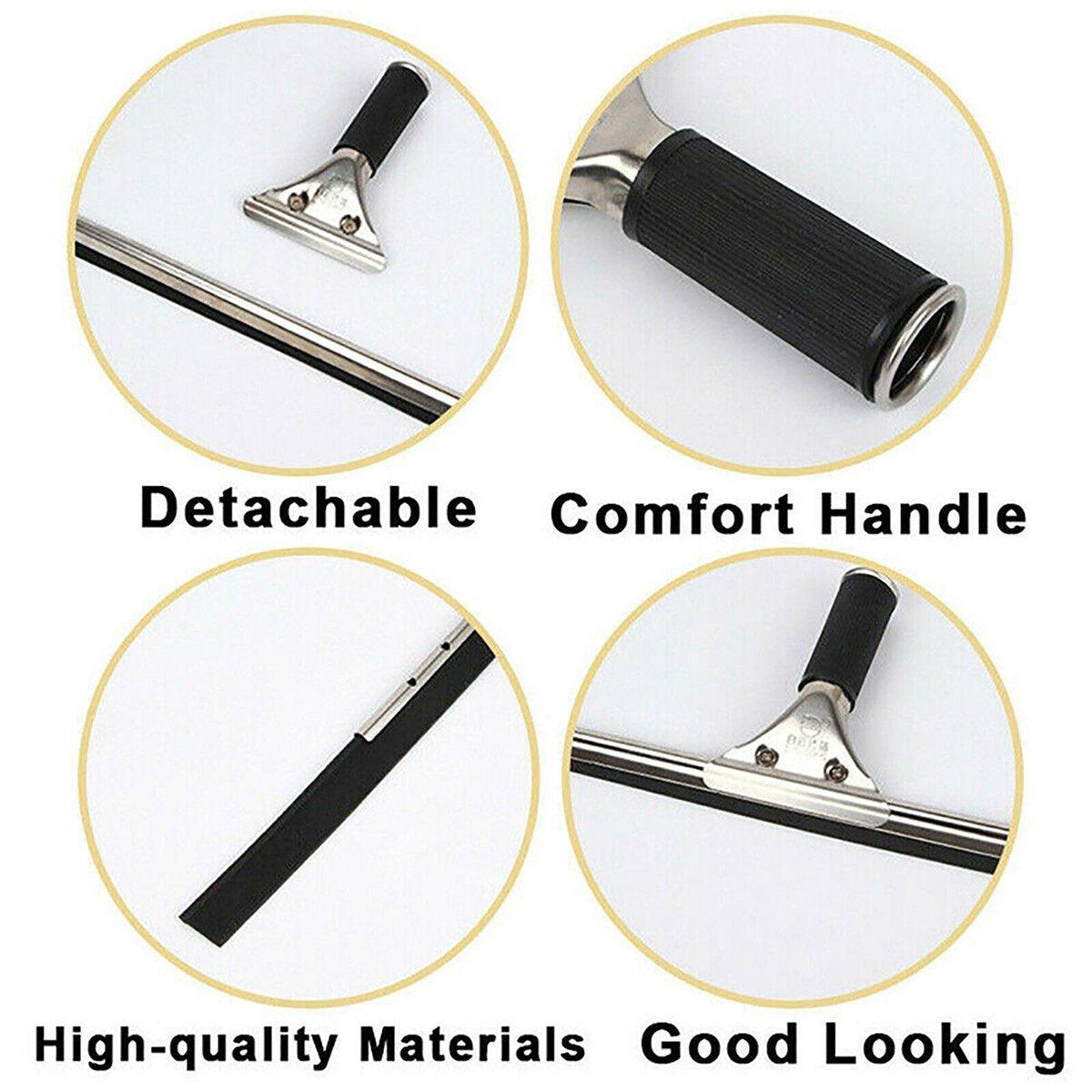 Household Wiper Bathroom Scraper Cleaning Tool for Glass and Floor Cleaning - 25CM