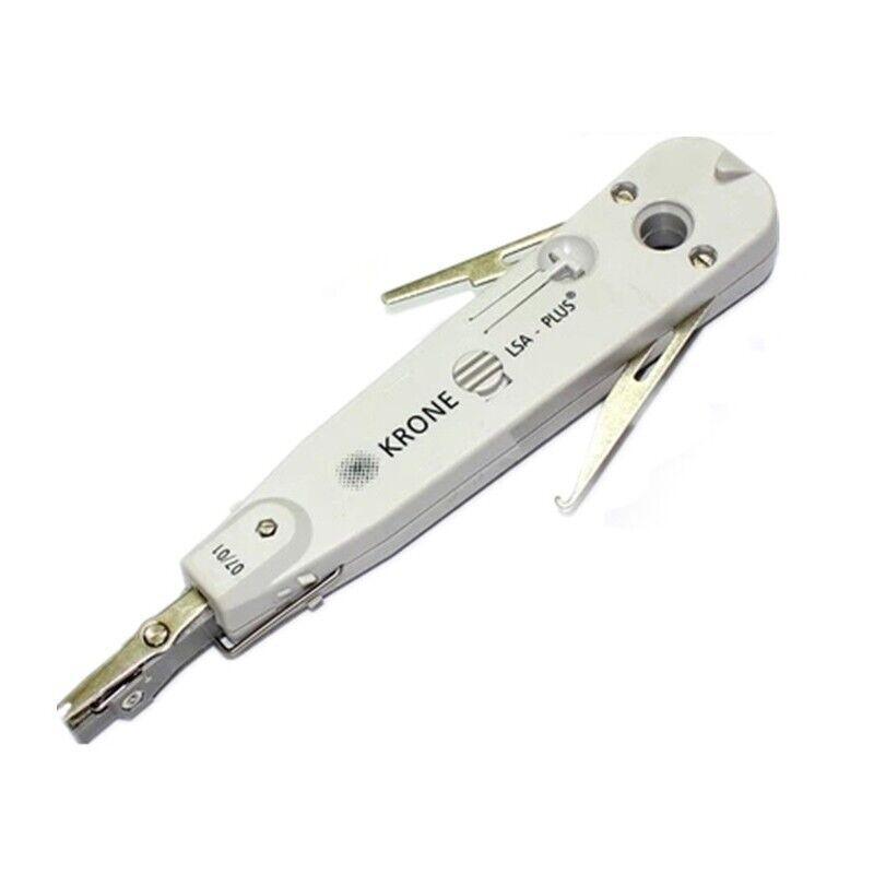 Network Cable Punch Down Tool with Hook and Blade for RJ45 RJ11 Cat5e Cat6