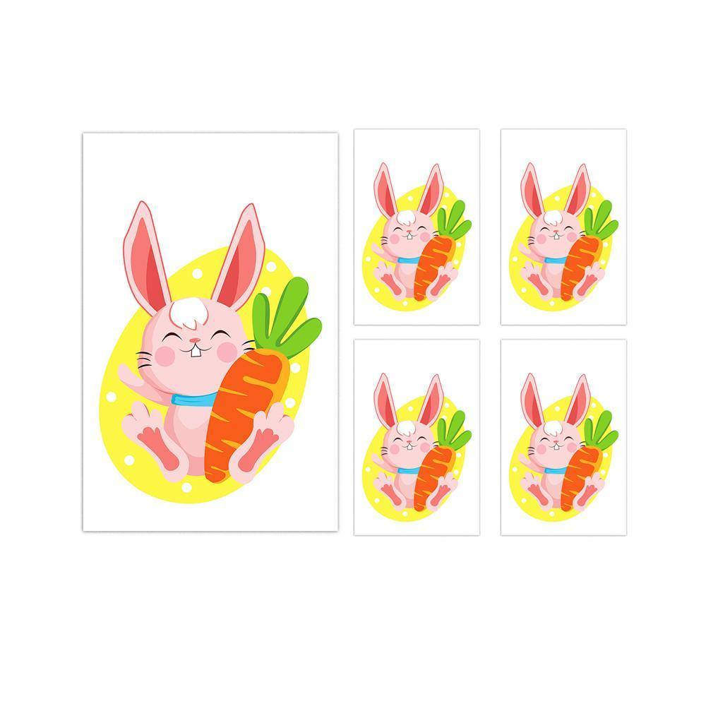 Jumping Sack Race Bags 5pcs Set for Outdoor Garden Party Family Group Activity Game - Chick
