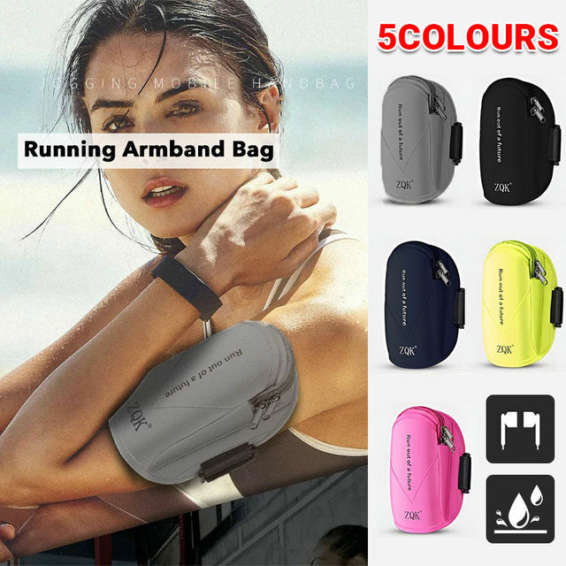 Universal Outdoor Sports Armband Case Phone Holder Gym Running Jogging Arm Band - Yellow