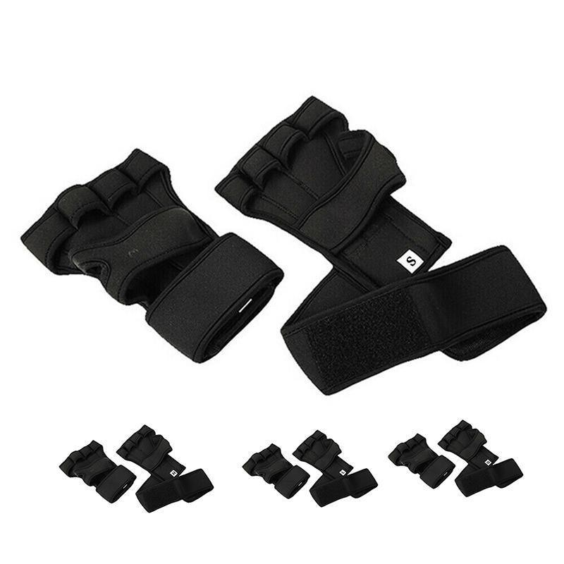 Weight Lifting Training Gloves Women Men Fitness Sports Body Building Gym Gloves - M