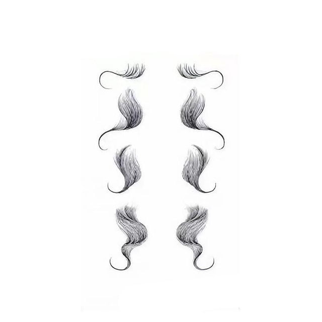 Hairline Edge Tattoo Stickers - Curly Fringe Decals for Women Styling - 9