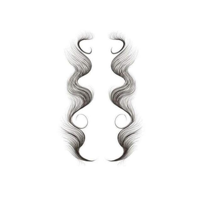 Hairline Edge Tattoo Stickers - Curly Fringe Decals for Women Styling - 1