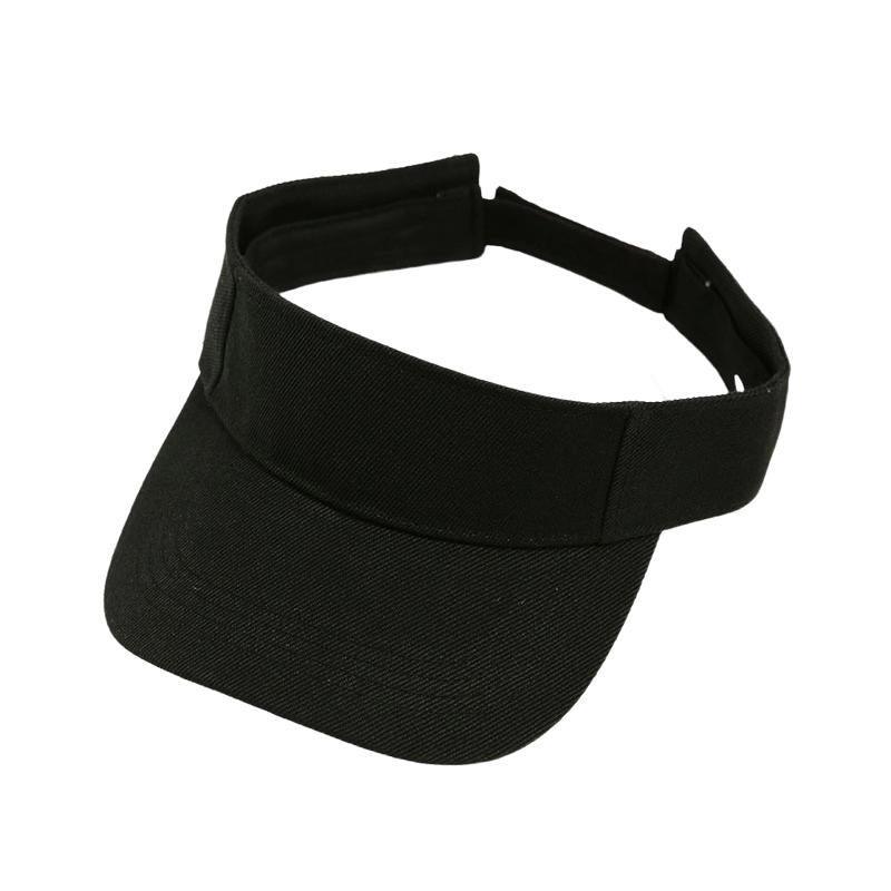 Women Adjustable UV Protection Sport Visor Cap Beach Sun Hat New Stylish Design - Blue
