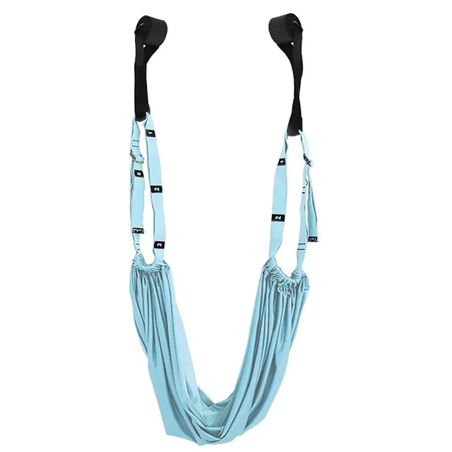 Air Yoga Rope Elastic Stretch Belt Inversion Training Strap Handstand - Blue