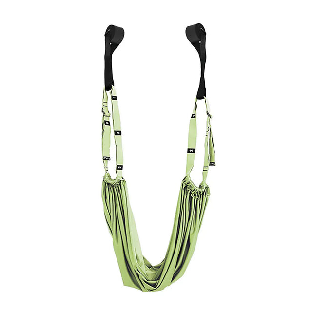 Air Yoga Rope Elastic Stretch Belt Inversion Training Strap Handstand - Green