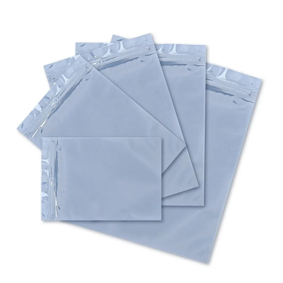 Plastic Self Sealing Bags 100PCS Anti Static Semi Transparent Resealable - 15x20cm