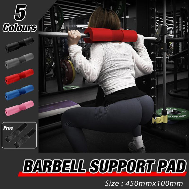 Squat Pad Barbell Squats Lunges Hip Thrusts Neck Shoulder Protective - Blue