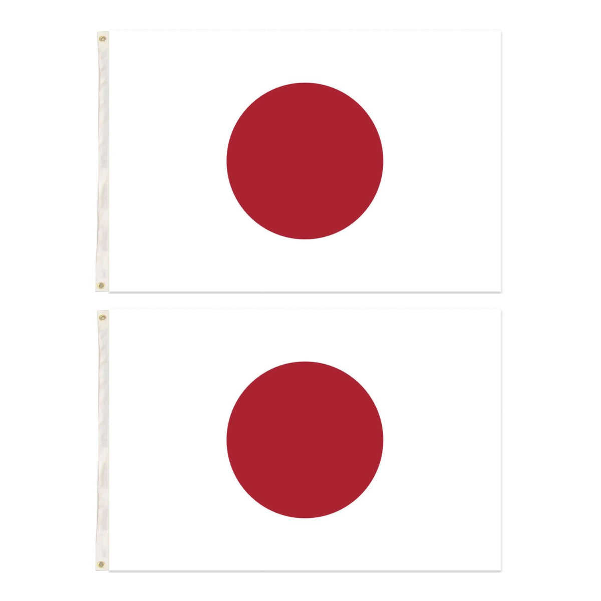2x Japan Country Flags Japanese Heavy Duty - 150cm x 90cm