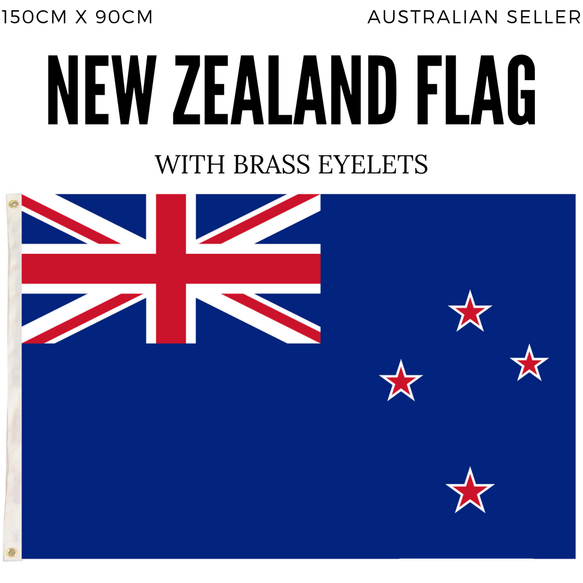 New Zealand Country Flag Kiwi Outdoor Maori - 150cm x 90cm