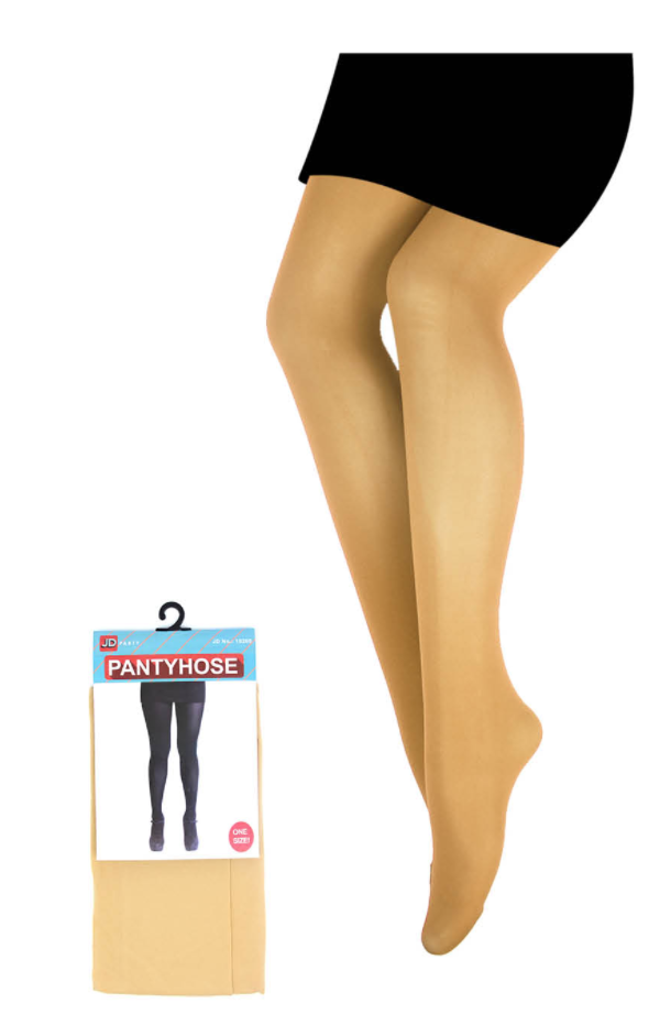 PANTYHOSE Tights Stockings Hosiery Womens Ladies Plain Beige One Size Fits Most