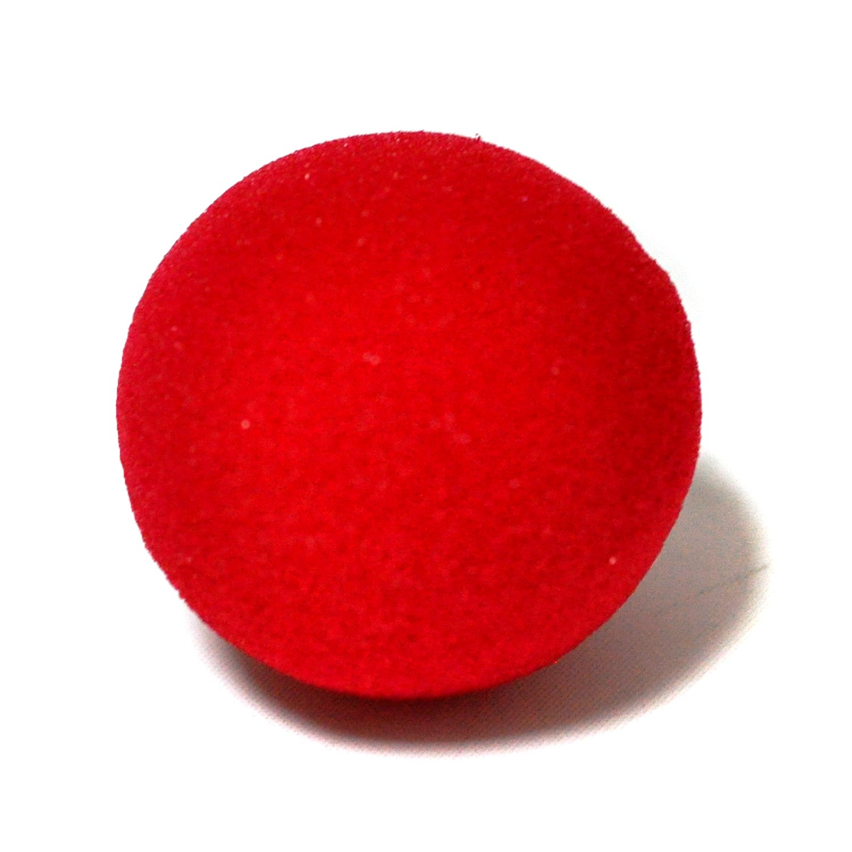 Soft CLOWN NOSE Costume Circus Halloween Spongy Fancy Fun Silly in Red