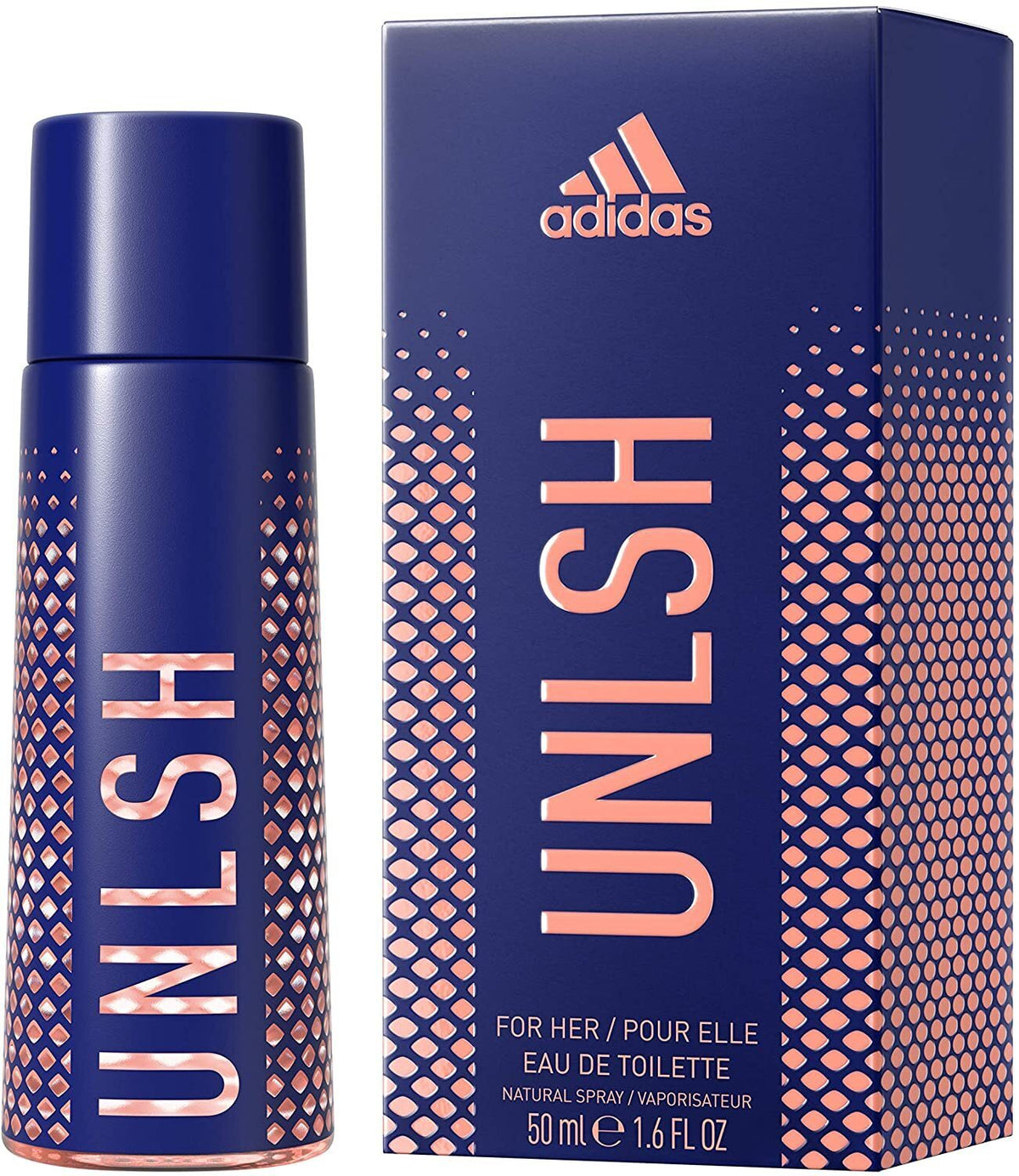 Adidas 50ml For Her Natural Spray UNLSH Charge Culture Of Sports Womens Perfume