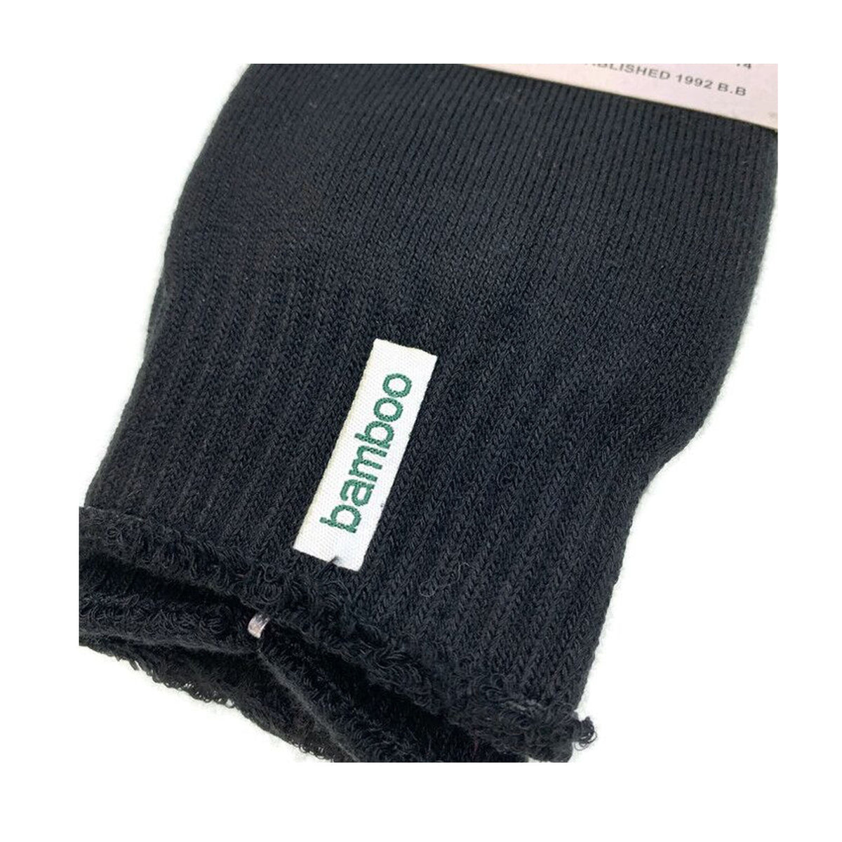 3 Pairs PREMIUM BAMBOO SOCKS Mens Heavy Duty Thick Work Socks BULK Cushion - Black - 11-14