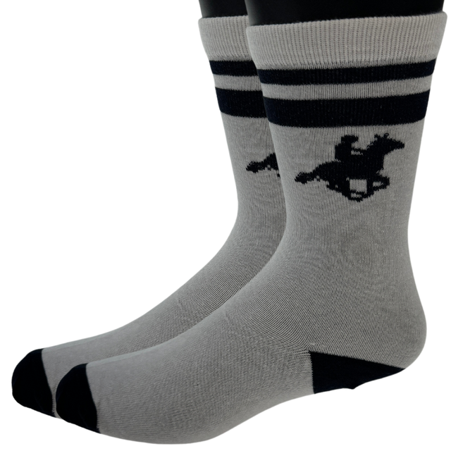 U.S Polo Assn Livergy Mens Crew Socks White Navy 1 pk of Pairs EU 43-46