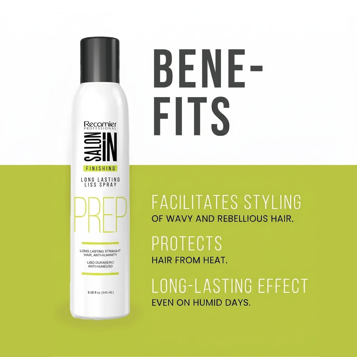 Recamier Professional Salon IN Finishing Long Lasting Liss Spray